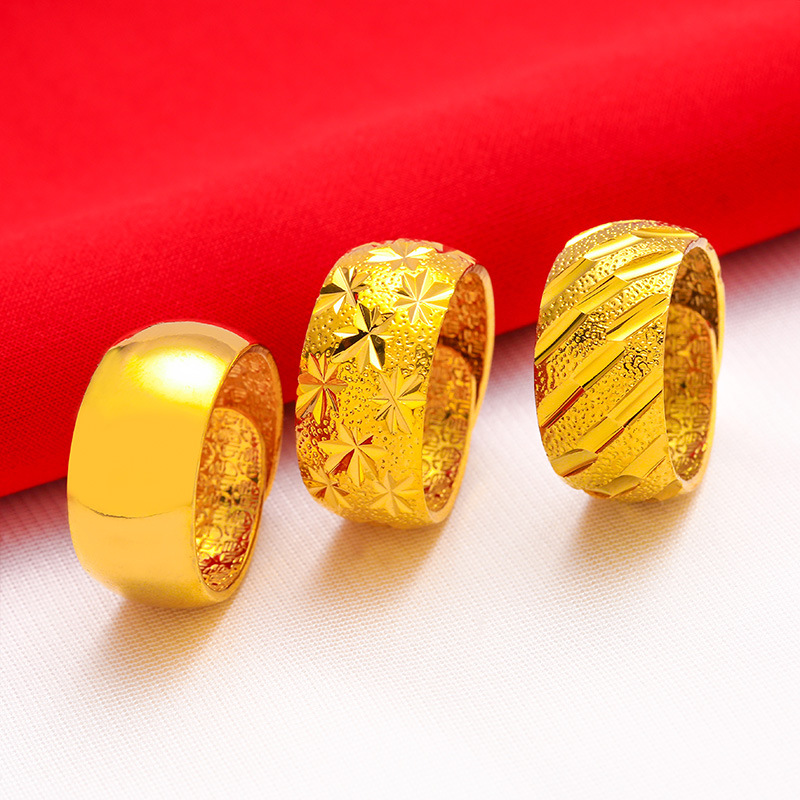 Wrap Ring Gold - Male Wide 12mm Large Ring Opening