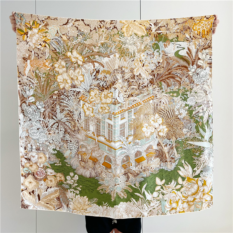 Women Accessories Brands - Satin Silk Scarf 110cm Brand Mulberry