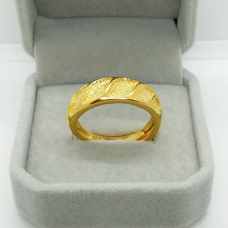 Wrap Ring Gold - Classic Pure Plated Real 18k Yellow