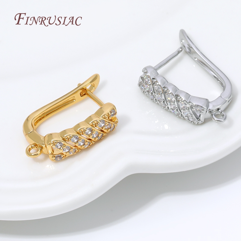 Wrap Ring Gold - 18K Gold Plated Cubic Zirconia Huggie