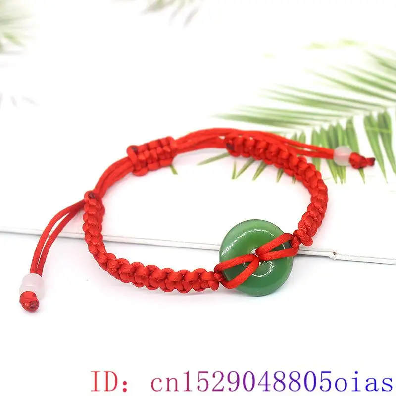 Real Jade Donut Bracelet Bangl - Women'S Accessories And Jewelry recension och pris