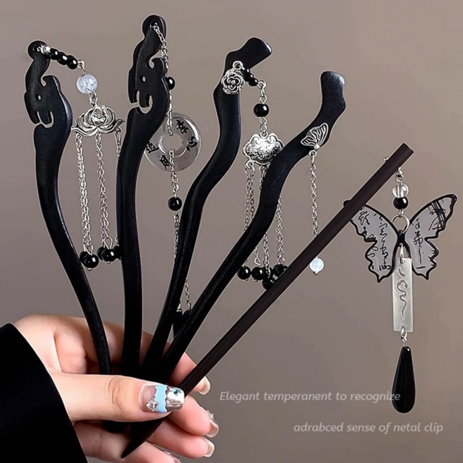 Light Luxury Wooden Tassel Hai - Women Accessories Shop recension och pris