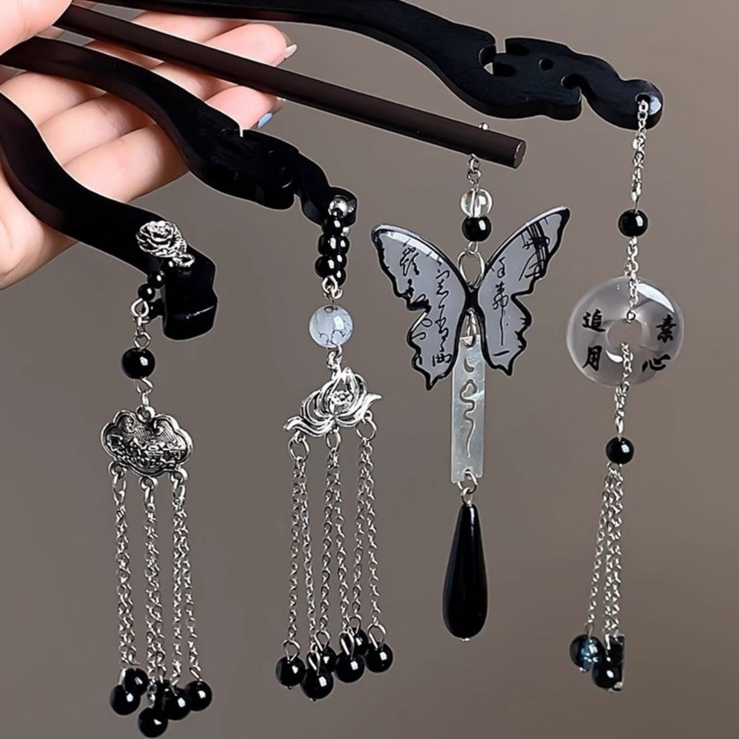 Light Luxury Wooden Tassel Hai - Women Accessories Shop recension och pris