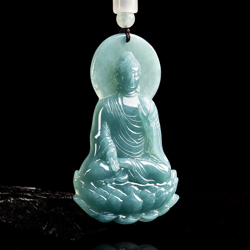 Natural Burmese Jadeite Buddha - Women'S Accessories And Jewelry recension och pris