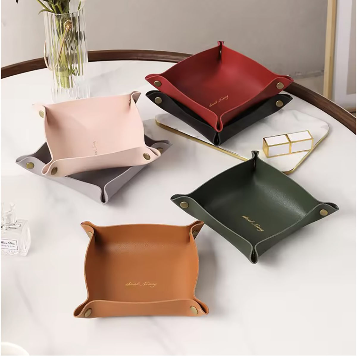 Nordic Style Leather Storage T - Women Accessories Organizer recension och pris