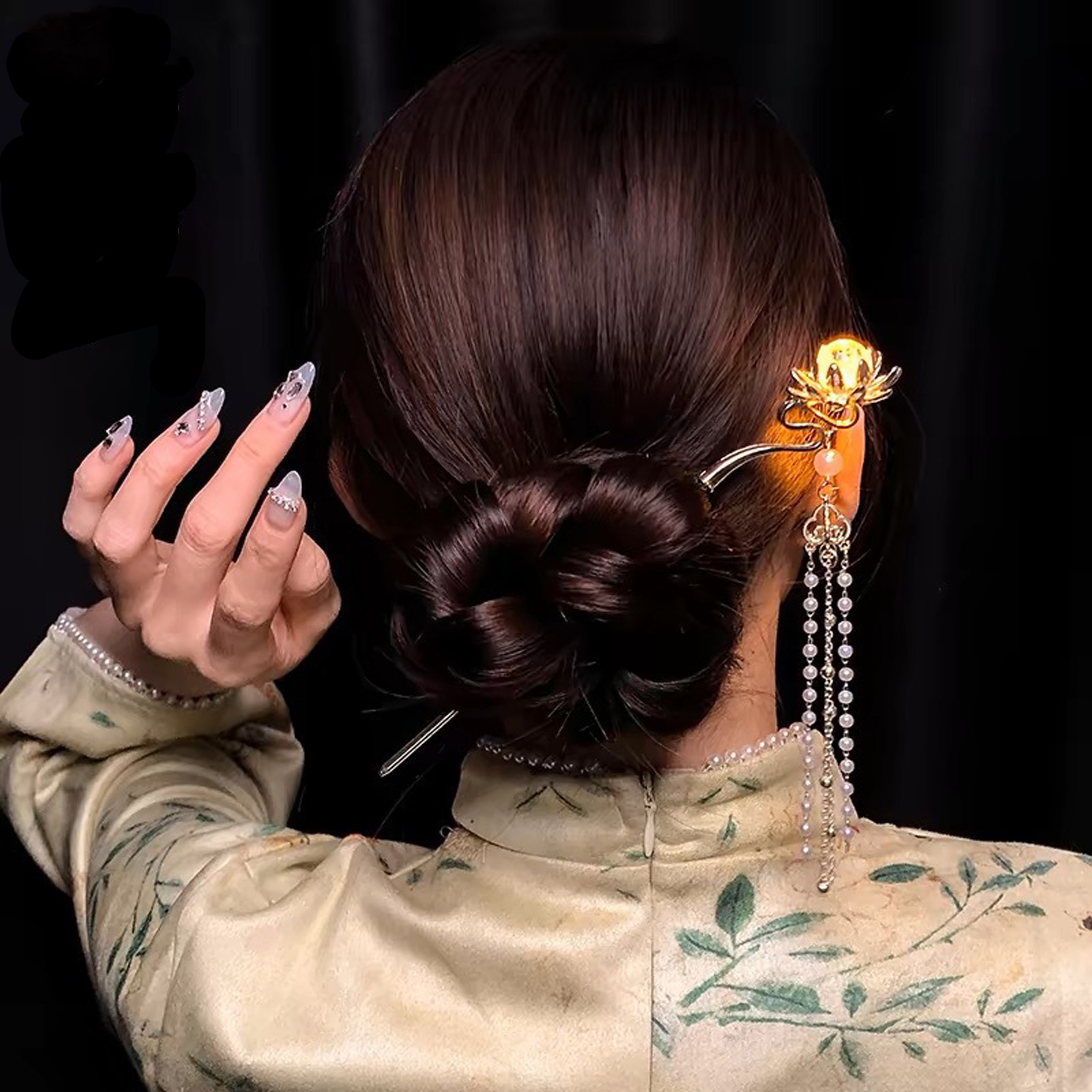 Luminous Flower Hairpin Exquis - Women Accessories Shop recension och pris
