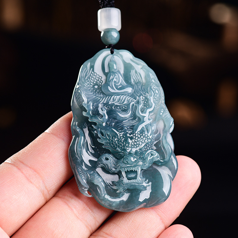 Natural Burmese Jadeite Dragon - Women'S Accessories And Jewelry recension och pris