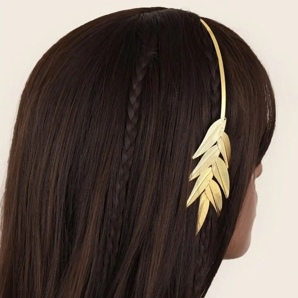 Elegant Metal Leaf Crown Palac - Wrap Ring Gold recension och pris