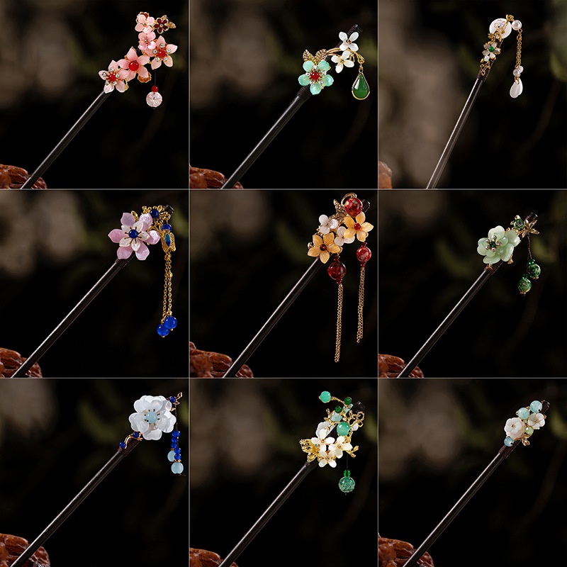 1Pc Wooden Hairpin Headdress f - Women Accessories Shop recension och pris