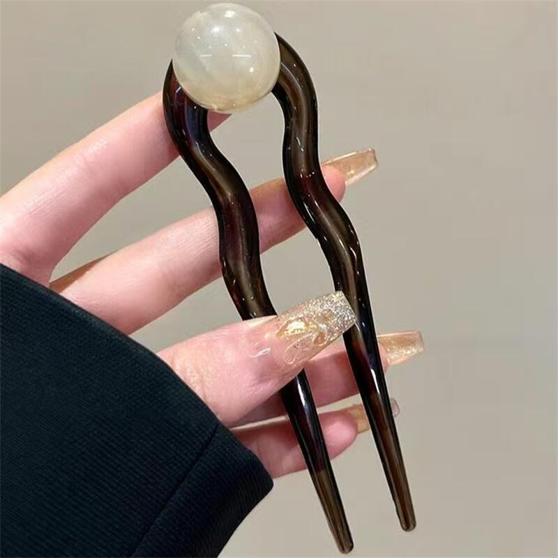 Fashion Colored Pearl U-Shaped - Women Accessories Shop recension och pris