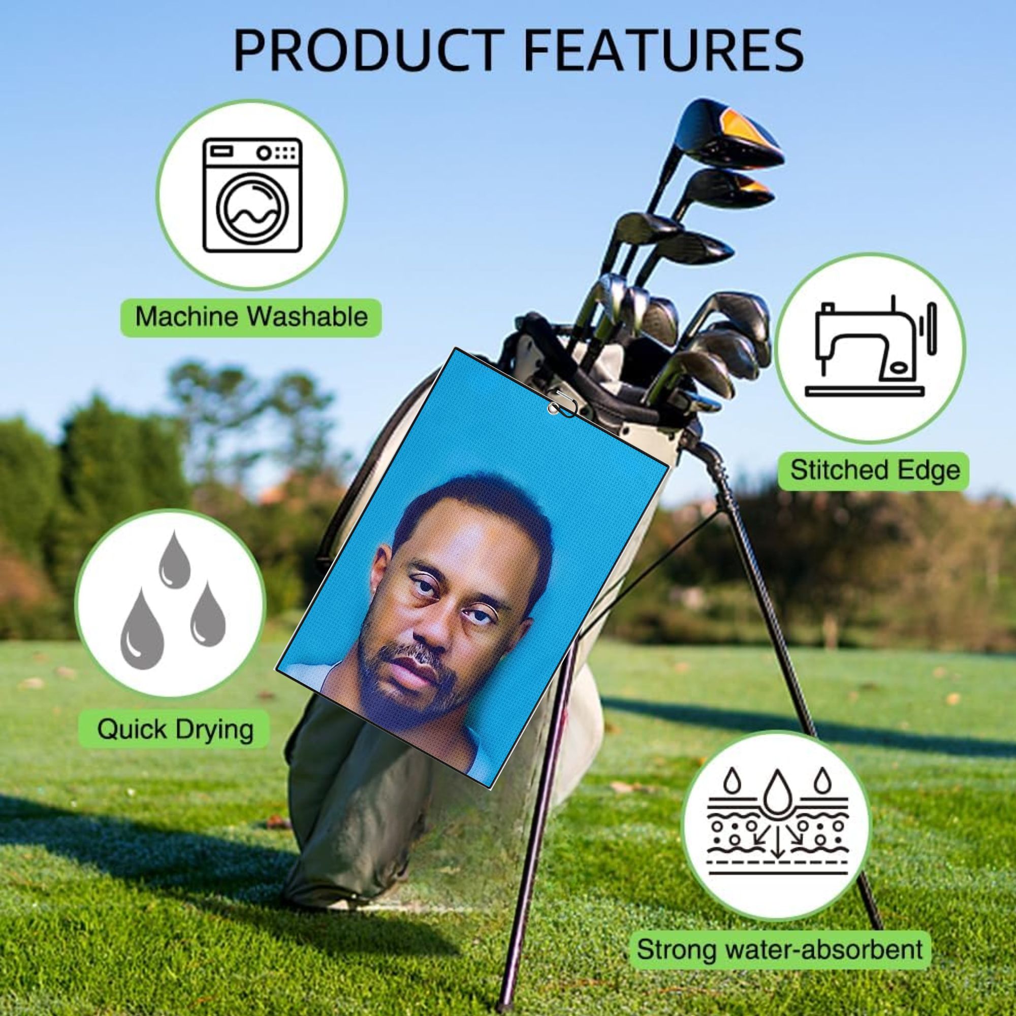 2 count Funny Microfiber Premi - Women'S Golf Accessories recension och pris