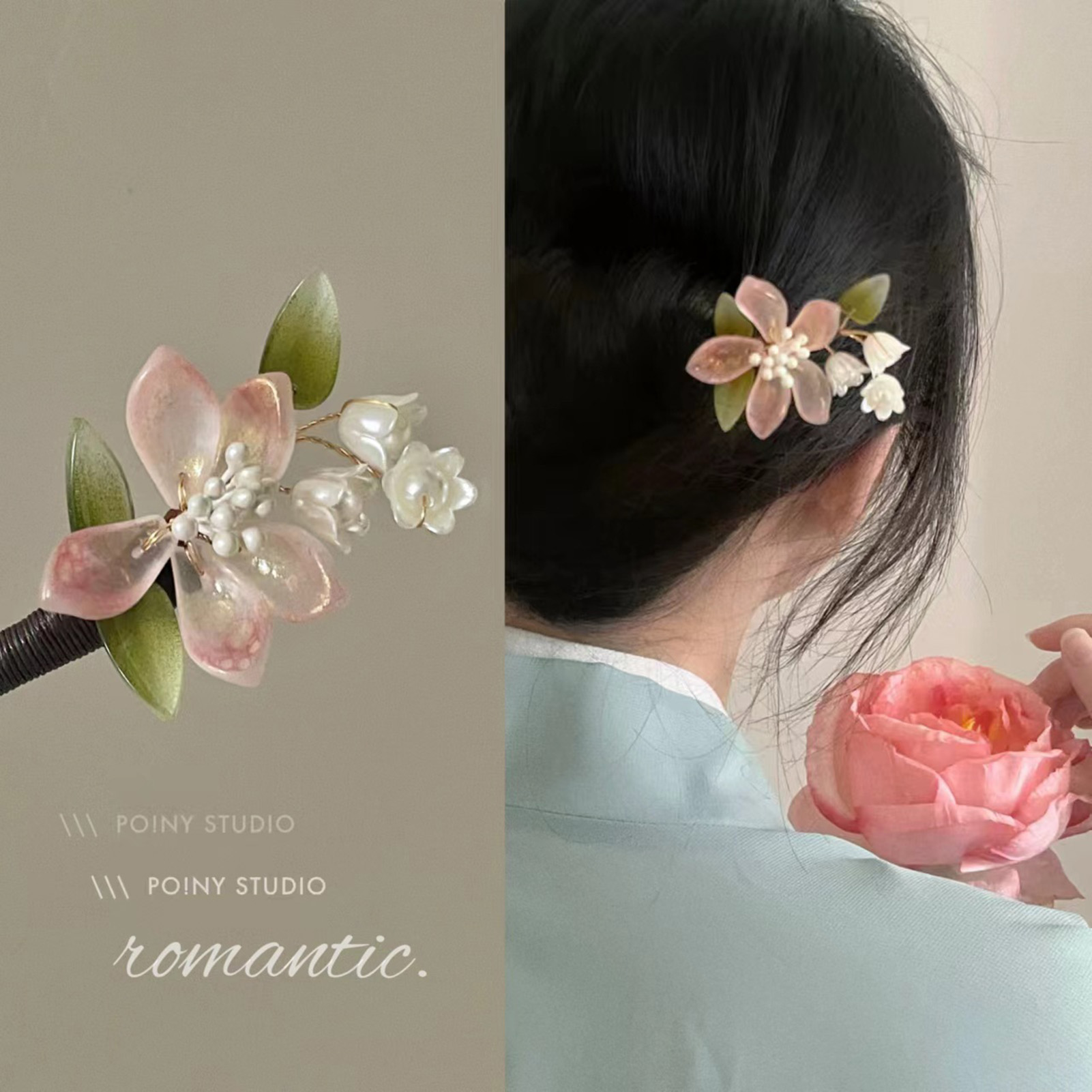 Chinese Style Flower Tassel Ha - Women Accessories Shop recension och pris