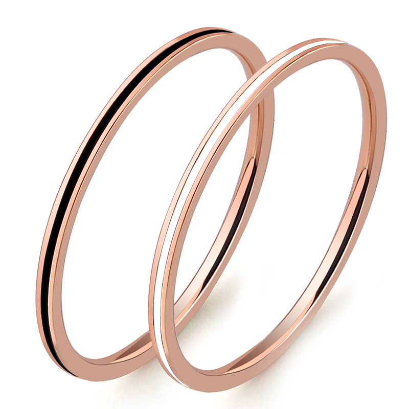 Titanium Steel Rose Gold Color - Wrap Ring Gold recension och pris