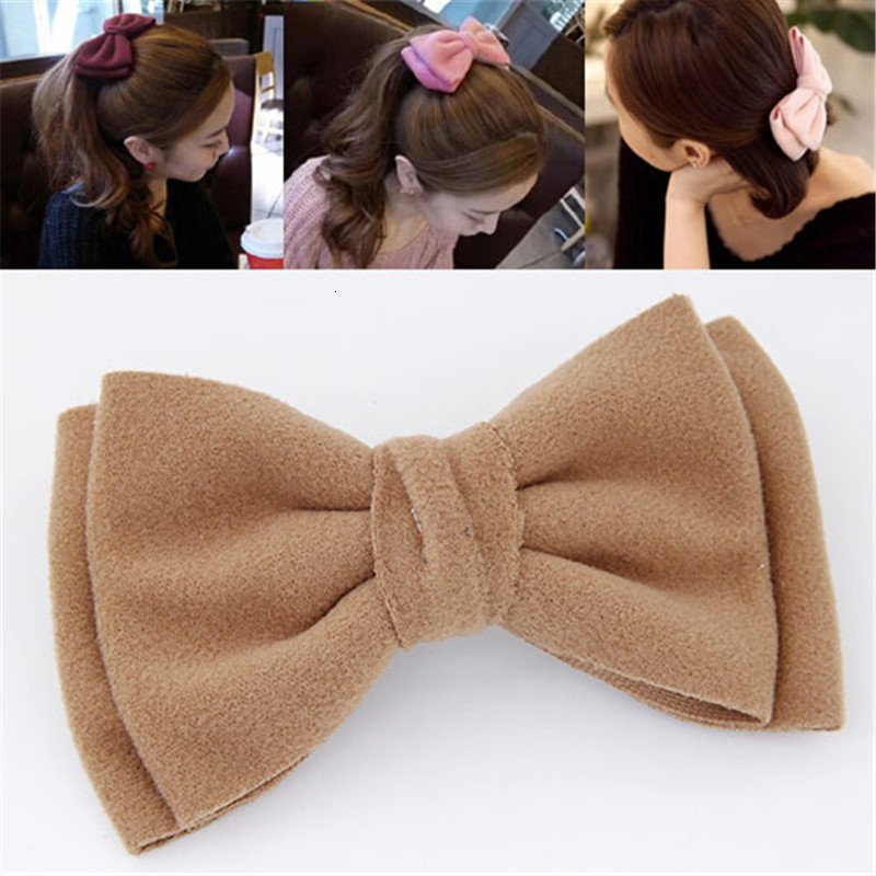 Korean Solid Color Bow Hair Cl - Women'S Accessories Flannels recension och pris