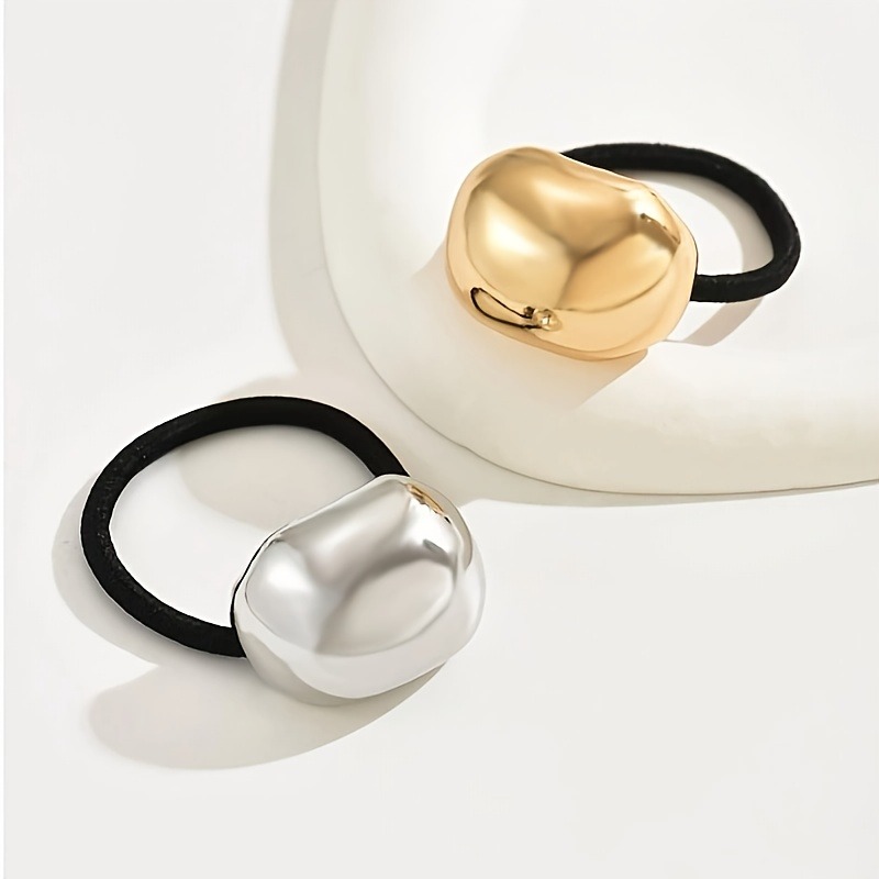 1/2pcs Metal Block Decorative  - Wrap Ring Gold recension och pris