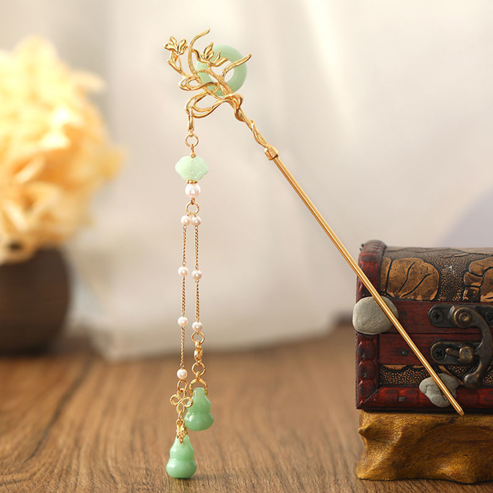 Chinese Style Glass Hairpin Fo - Women Accessories Shop recension och pris