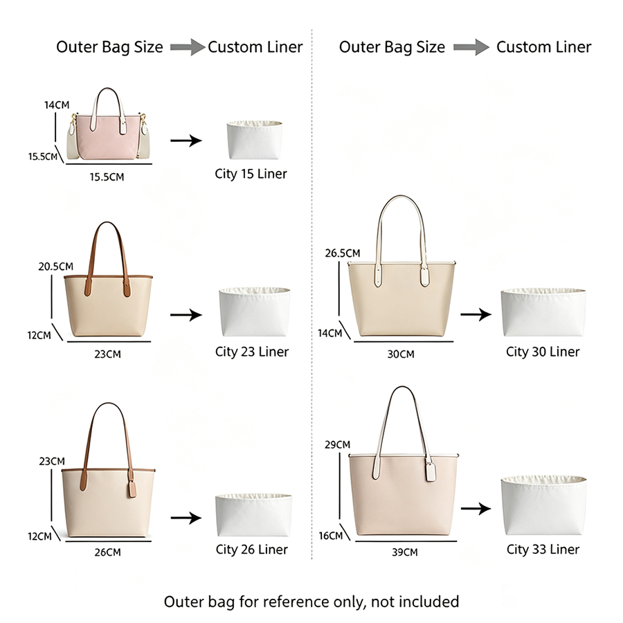 Bag Organizer Insert For city1 - Women Accessories Shop recension och pris