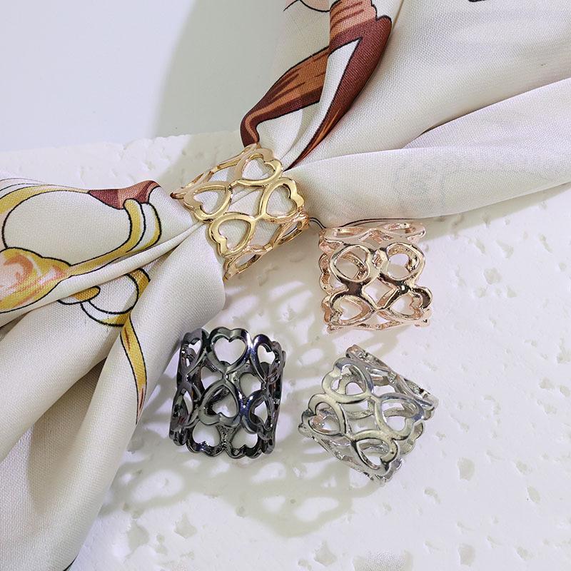 1/4Pcs Alloy Circle Scarves Br - Women'S Clothing And Accessories recension och pris