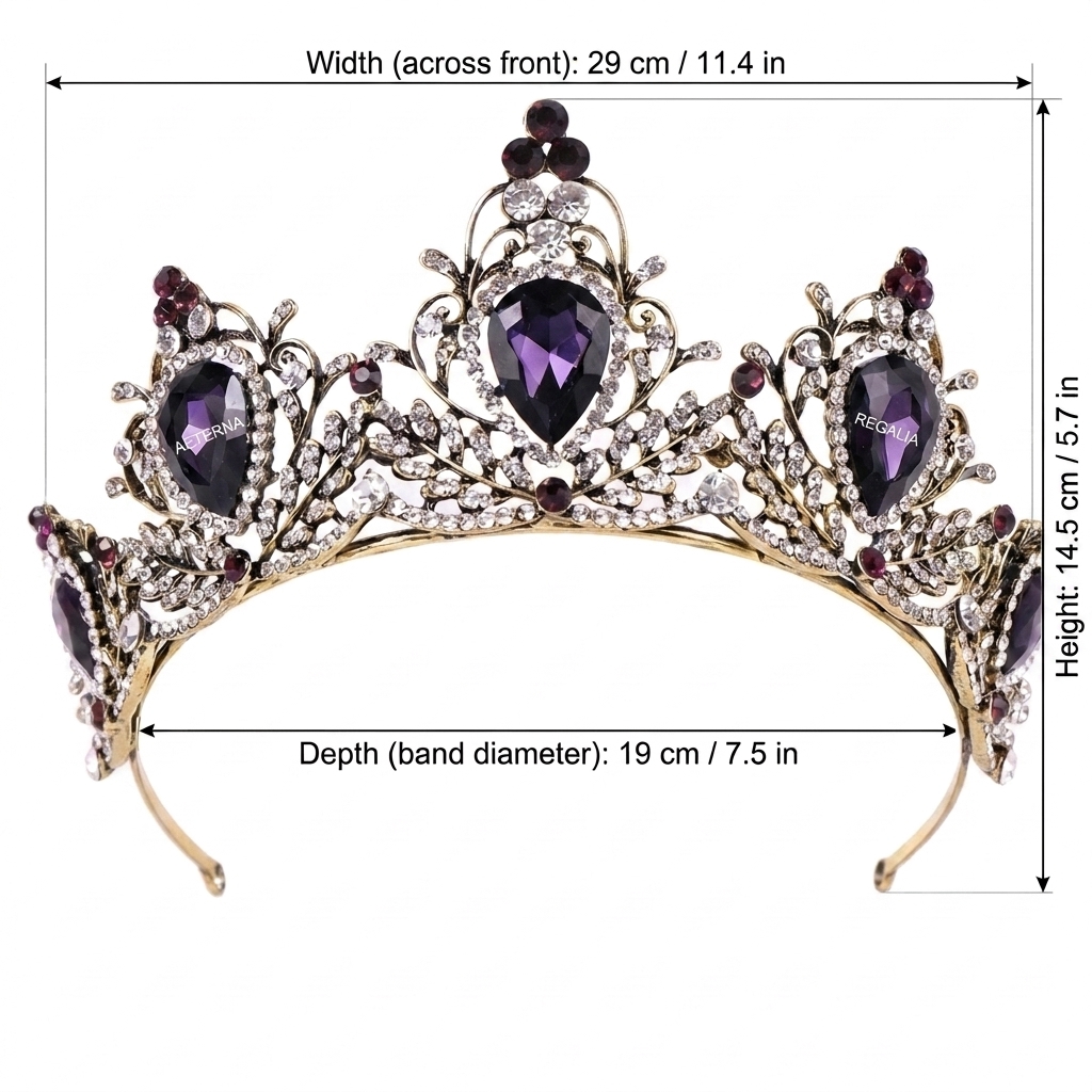 Crown Headpiece Lightweight Ba - Women'S Wedding Accessories recension och pris