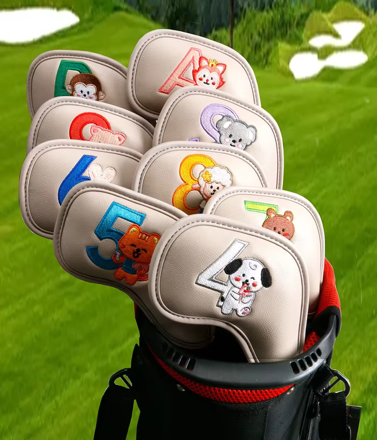 9Pcs Cute Cartoon Animal Golf  - Women'S Golf Accessories recension och pris
