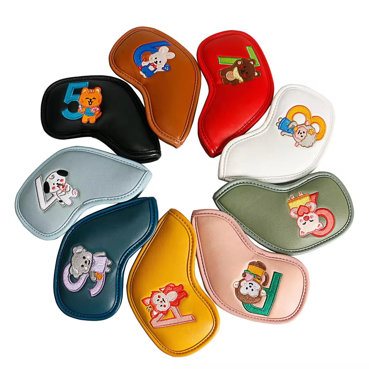 9Pcs Cute Cartoon Animal Golf  - Women'S Golf Accessories recension och pris