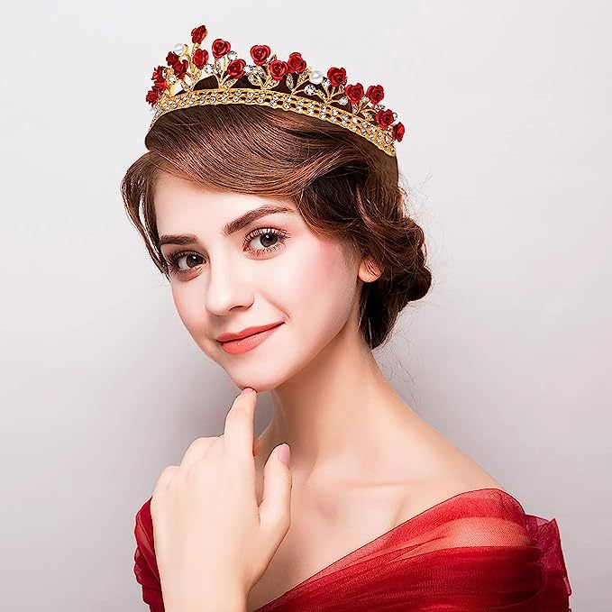 Baroque Ceramic Bridal Crown R - Women'S Wedding Accessories recension och pris
