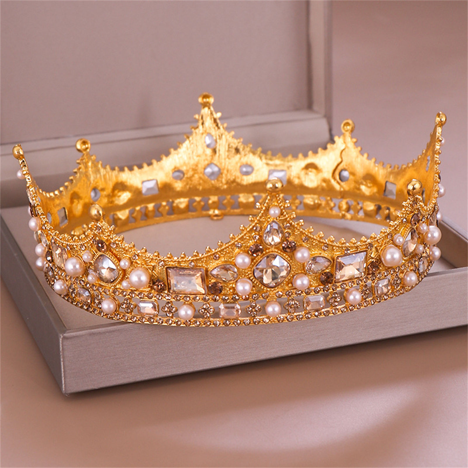 Bridal Crown Rhinestone Tiara  - Women'S Wedding Accessories recension och pris