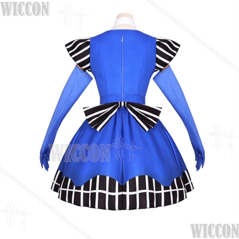 Dark Horror Blue Lolita Maid S - Women'S Clothing And Accessories recension och pris