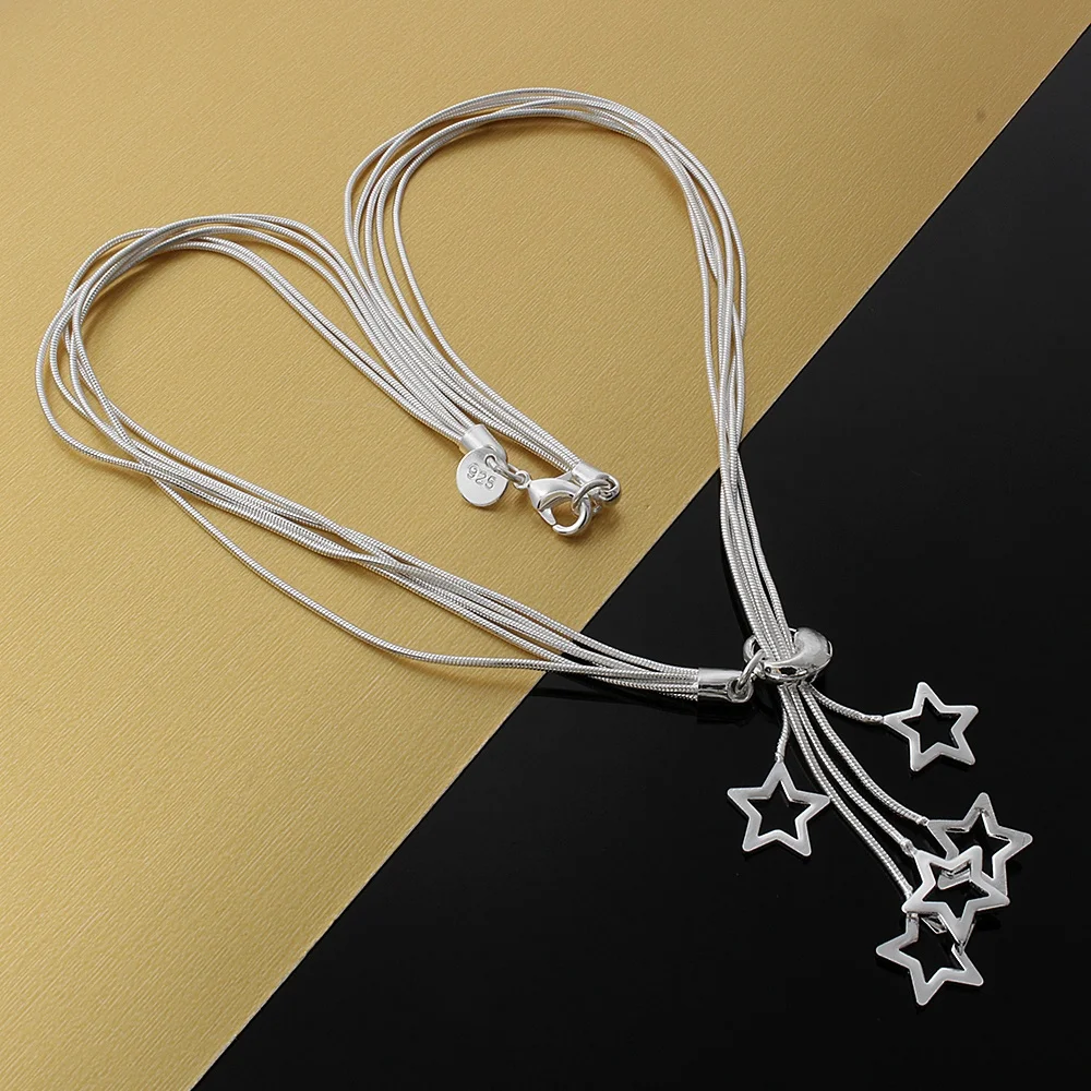 45cm Hot sale 925 Sterling Sil - Women'S Accessories Jewelry Sale recension och pris