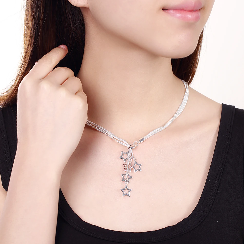 45cm Hot sale 925 Sterling Sil - Women'S Accessories Jewelry Sale recension och pris